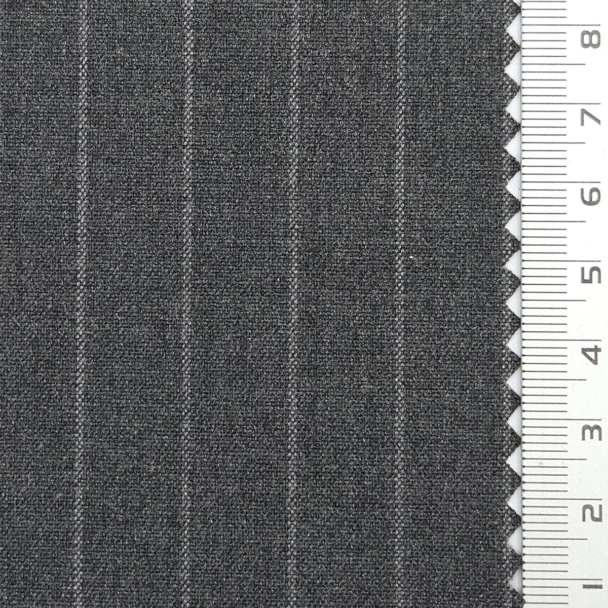 1.Tan-2.Light Gray-3.Dark Gray-4.Charcoal-5.Navy Blue - Chalk Stripe Plain Polyester Spandex Rayon Woven Fabric - FAB 1781