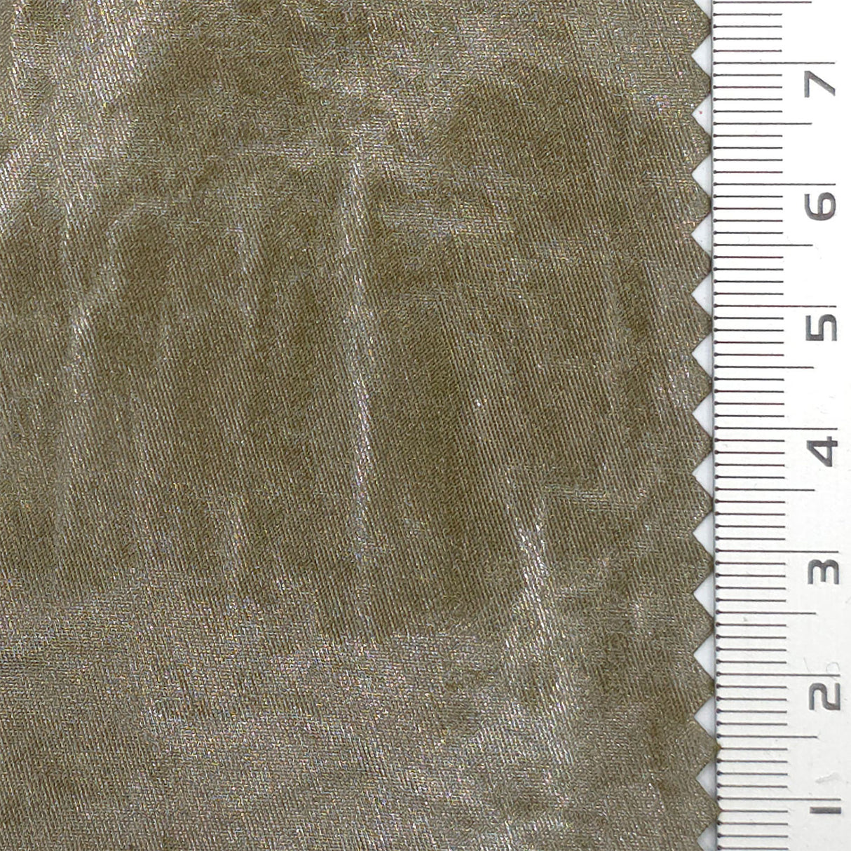 Olive Green Coated Crush PU Nylon Woven Fabric - FAB1832