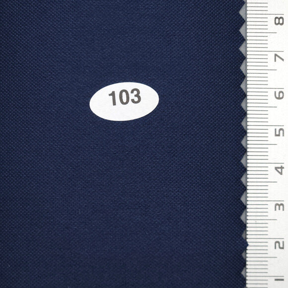 Solid Satin Slub Polyester Rayon Woven Fabric - FAB 1738 - 3.Navy Blue