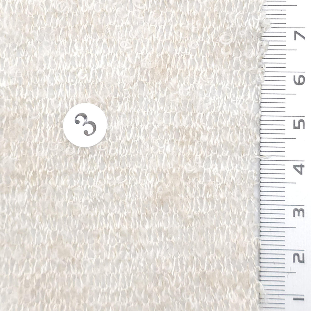 Boucle Acrylic Nylon Wool Knit Fabric - FAB1974 - Beige