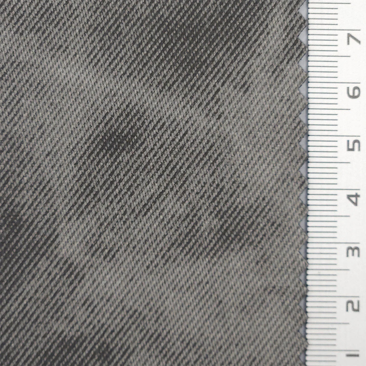 Washing effect Twill Denim Polyurethane Rayon Woven Fabric - FAB 1763 - 4.Dark grey