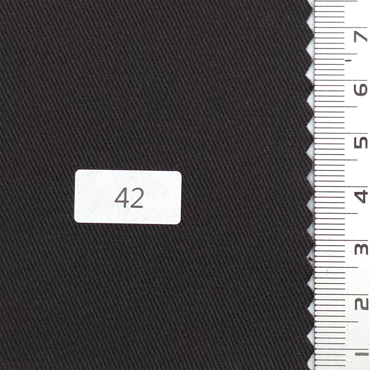 14 Count High Density Solid Twill Cotton Woven Fabric - FAB1816 - Ebony