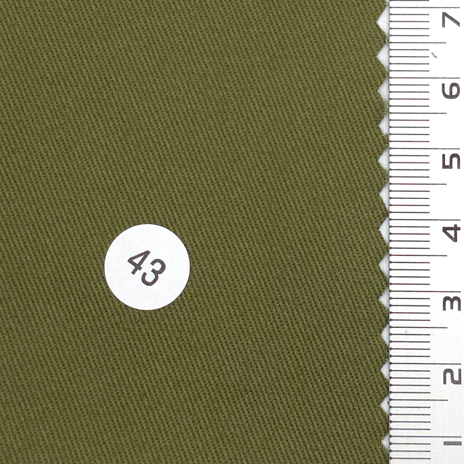 16 Count Solid Twill Cotton Woven Fabric - FAB1817 - Olive