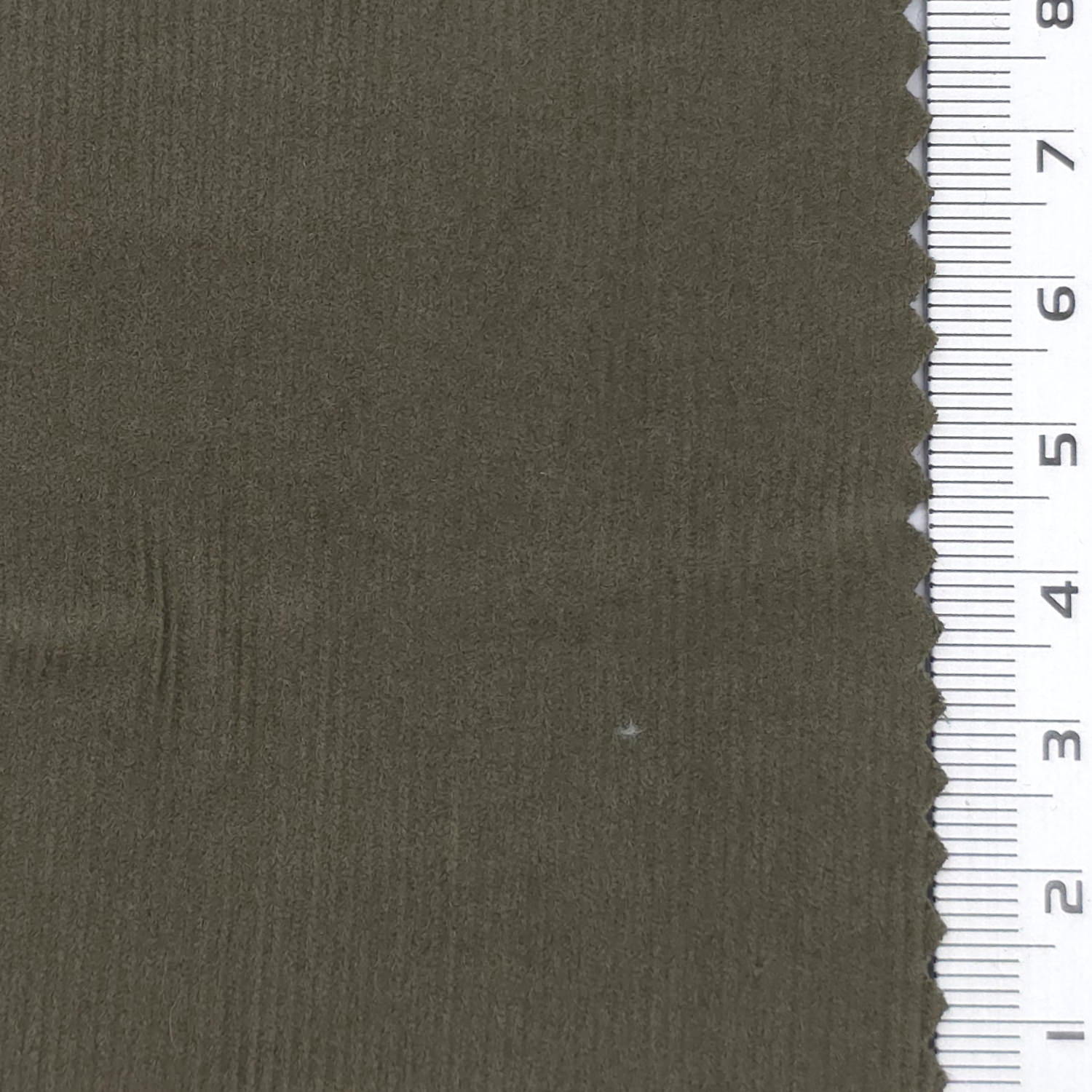 21 Wale Solid Corduroy Cotton Woven Fabric - FAB 1747 - V2-4: Dark Olive