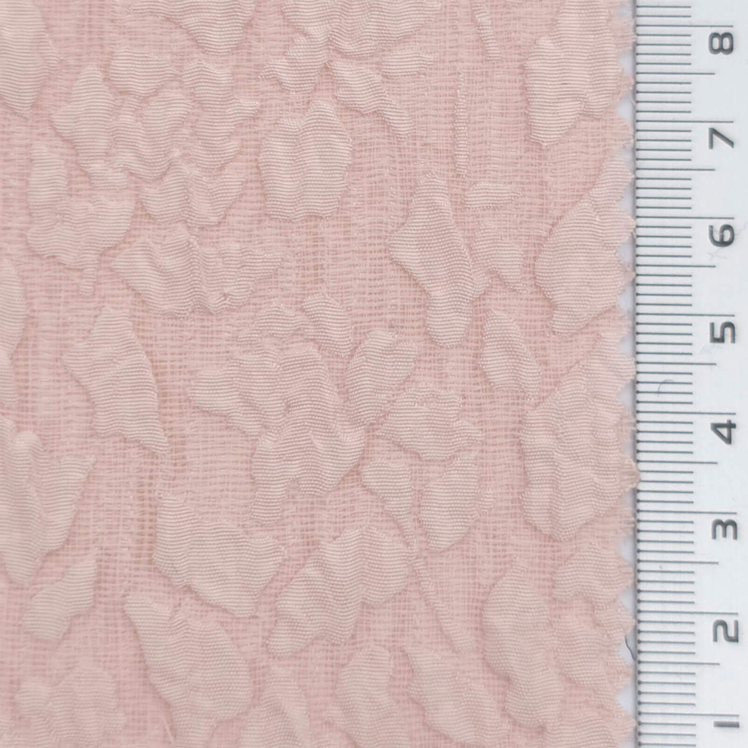 Pink - Jacquard Poly Woven Fabric - FAB1879