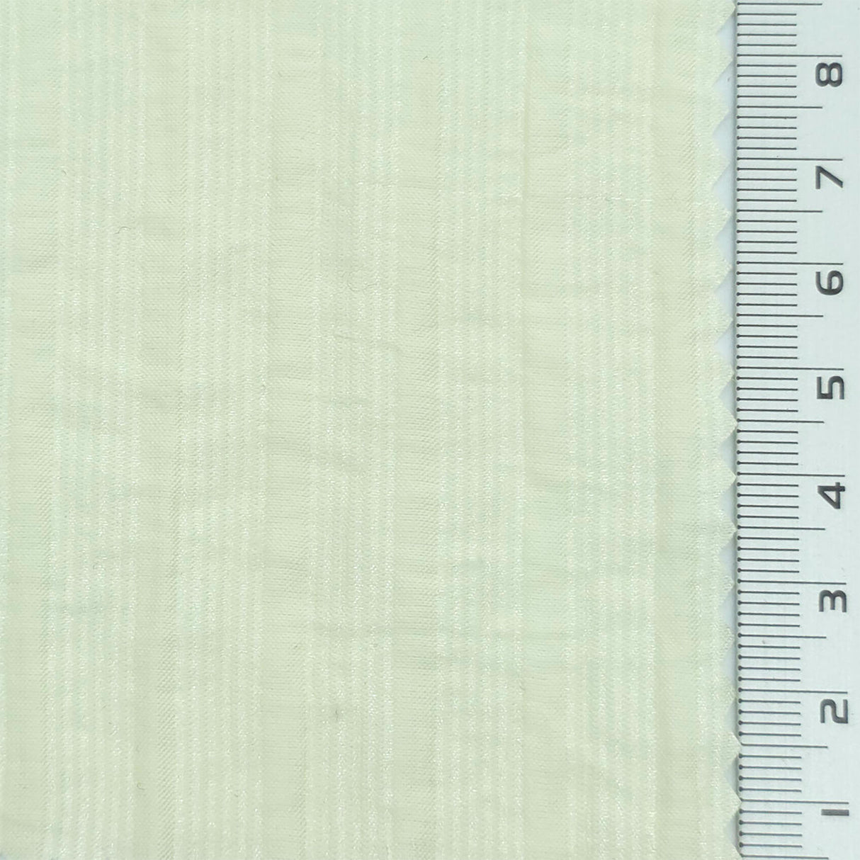 Pale Beige - Jacquard Stripe Lyocell Nylon Woven Fabric - FAB1877