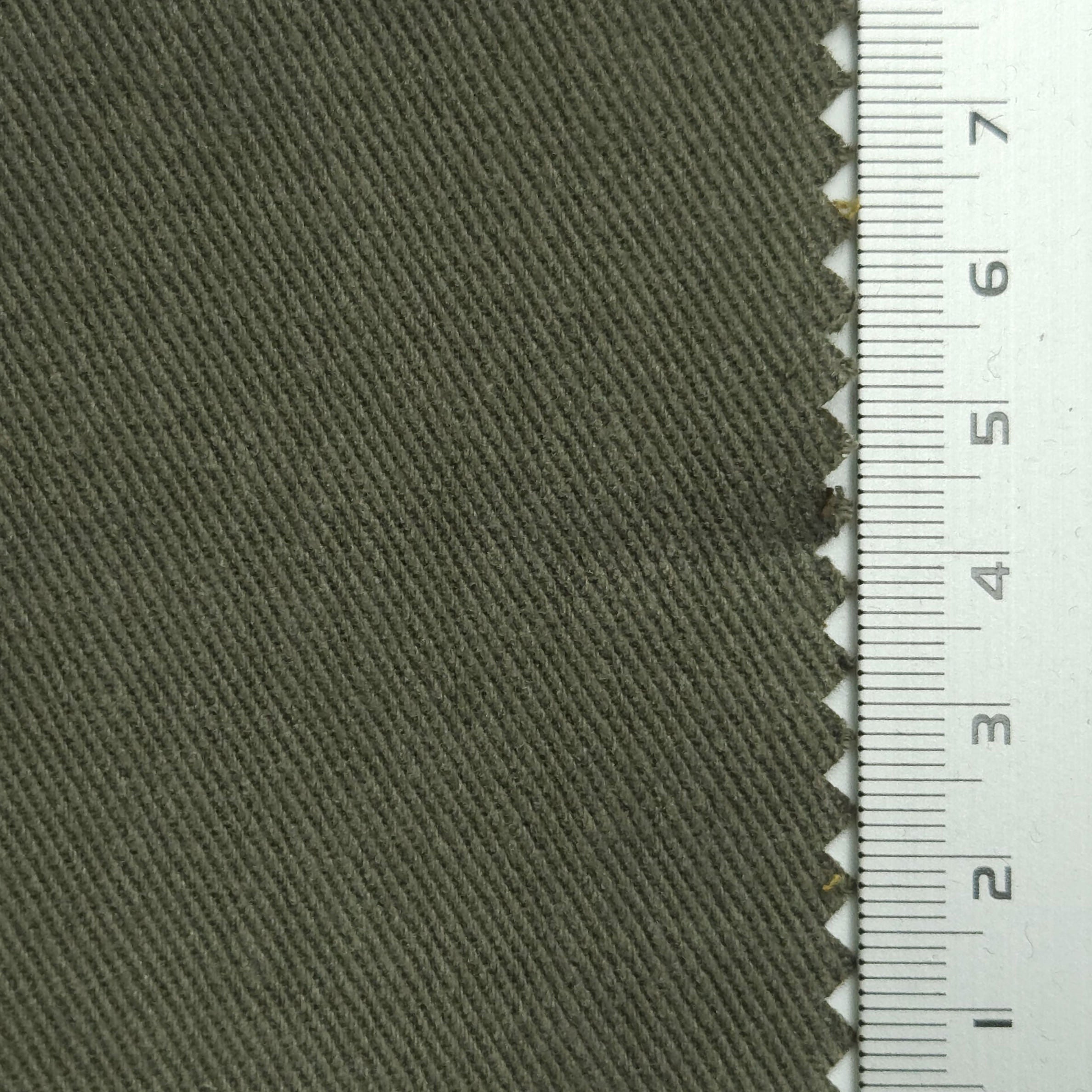 1.Thatch Green-2.Quincy-3.Lunar Green-4.Cactus-5.Dark Olive Green - Cotton Twill Woven Fabric - FAB 1184