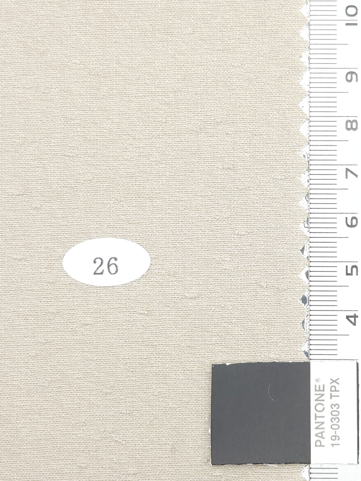 1.Soft Amber-2.Moon Mist-3.Cotton Seed-4.Pearl Bush-5.Ivory - Solid Enzyme Recycled Slub Washing Polyester Rayon Cotton Woven Fabric - FAB 1712
