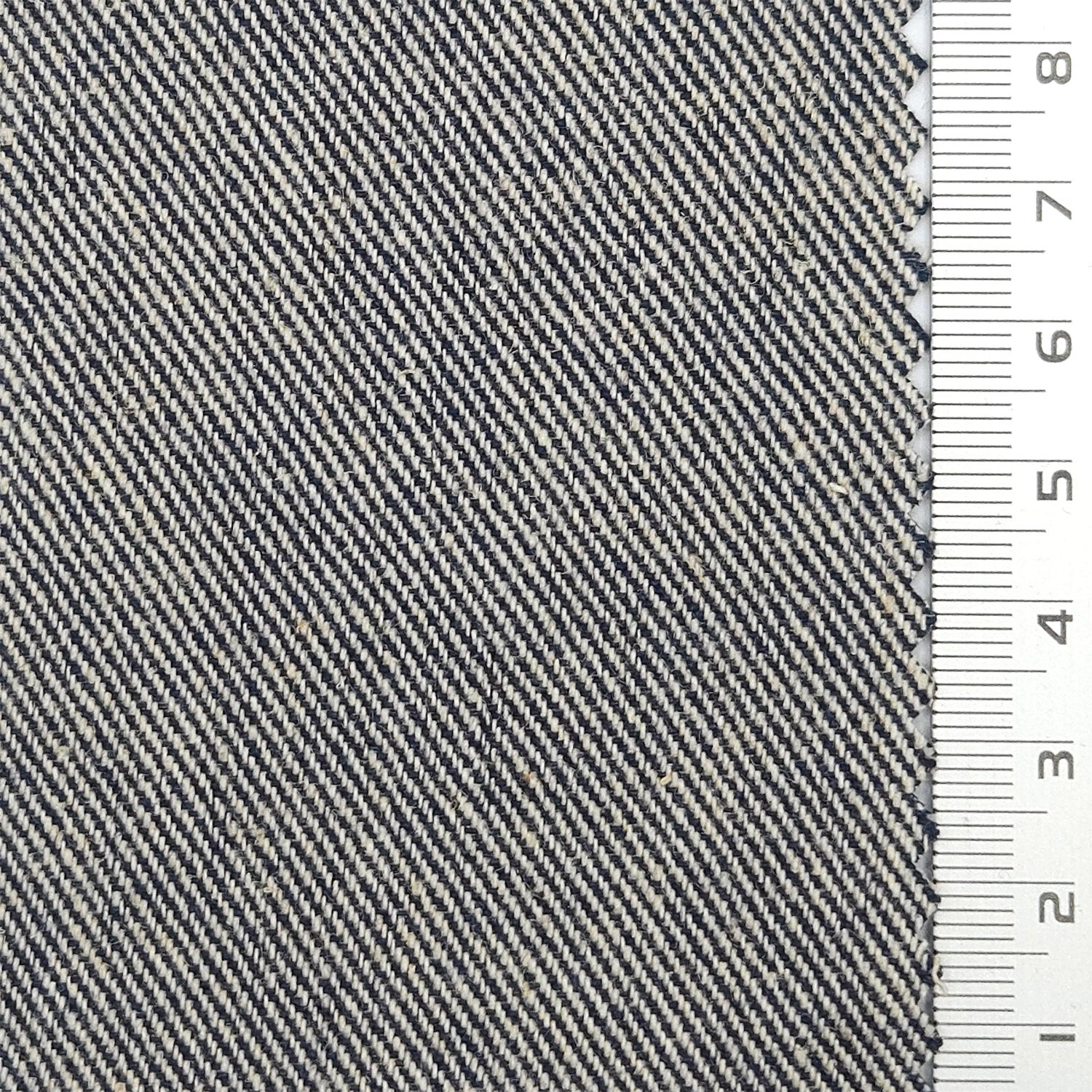 1.Light beige-2.Light blue-3.Steel blue-4.Medium gray-5.Black - 11 Count Solid Twill Cotton Linen Woven Fabric - FAB 1784