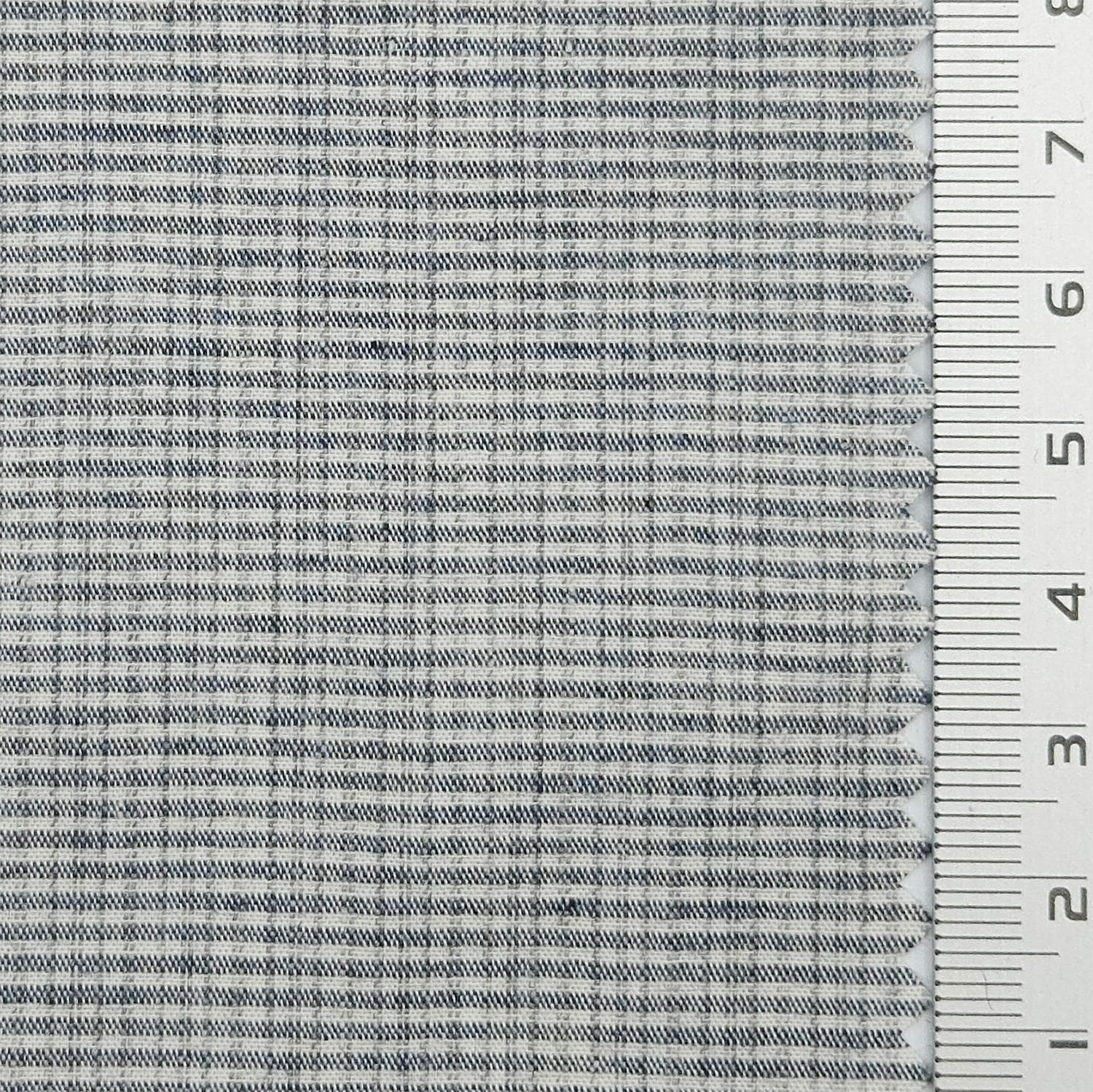 Subtle Grid Check Plain Cotton Woven Fabric - FAB 1795 - 4.Charcoal Gray