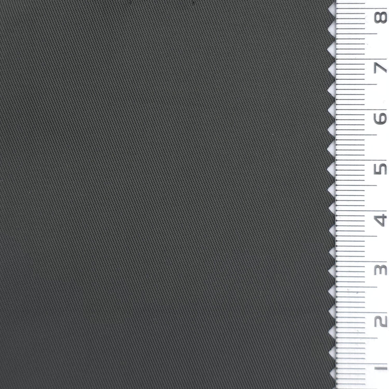 Dark Gray - Structured 150D Memory Polyester Twill Woven Fabric - FAB 1940