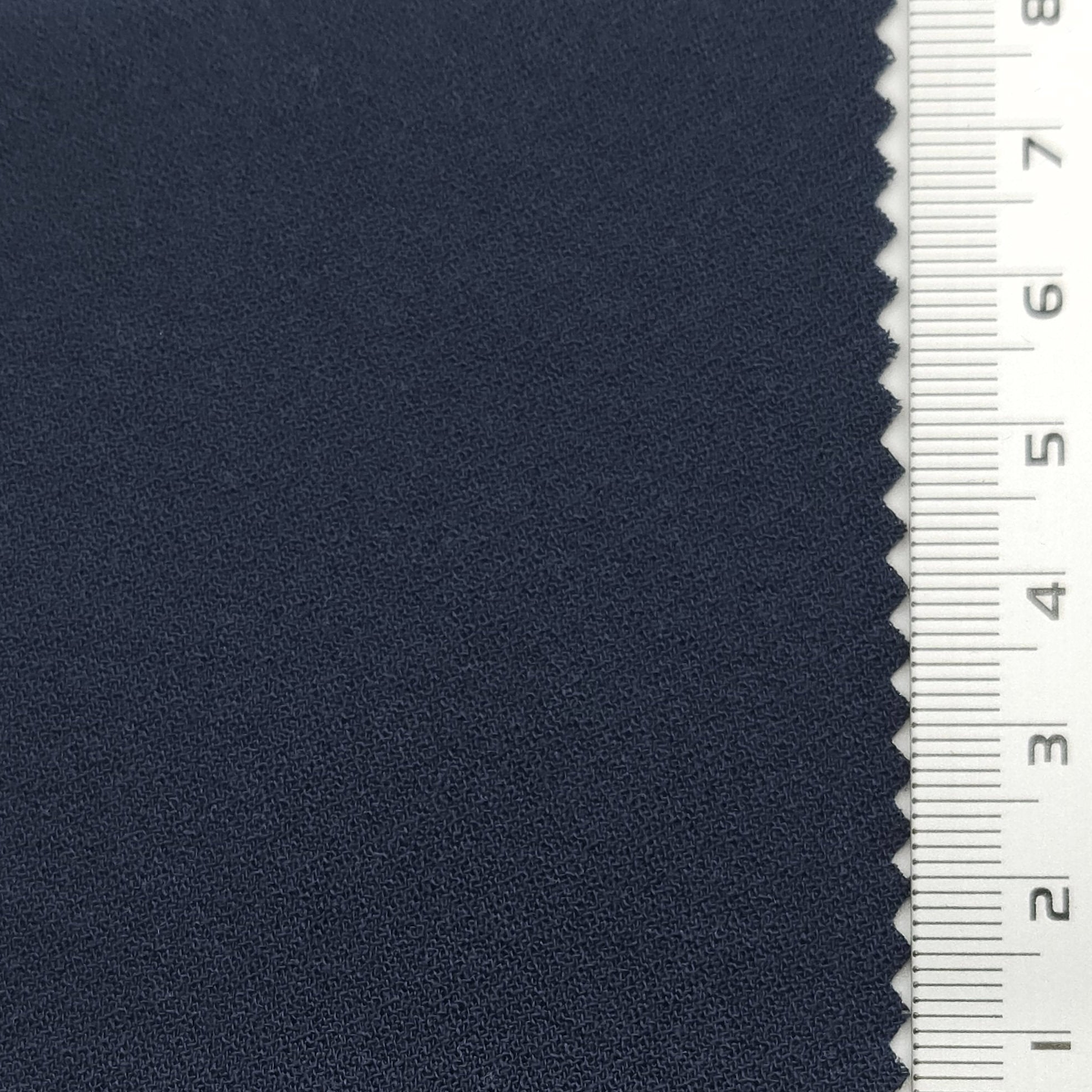 1.Mint-2.Pink-3.White-4.Navy-5.Black - Solid Crepe Rayon Woven Fabric - FAB 1635