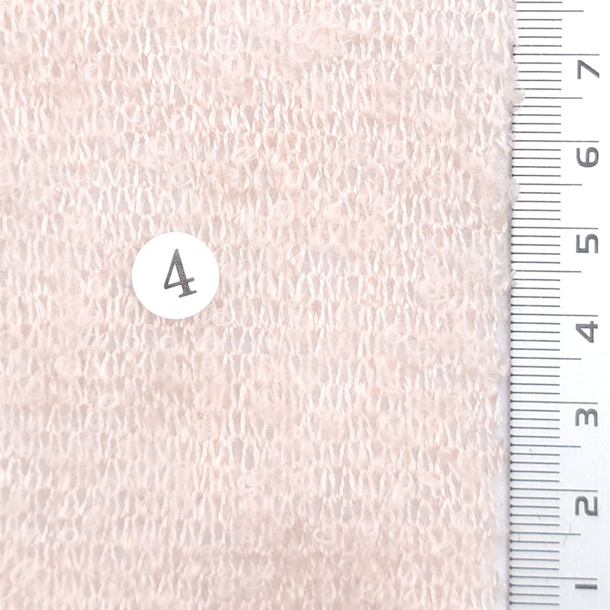 Boucle Acrylic Nylon Wool Knit Fabric - FAB1974 - Light Pink