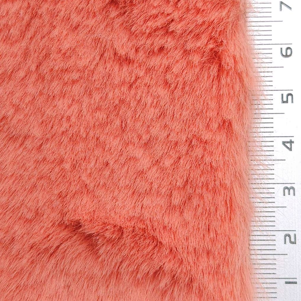 1.Ivory-2.Beige-3.Pink-4.Dark Coral-5.Grey - Faux Fur 15MM Pile Fabric - FAB 1105