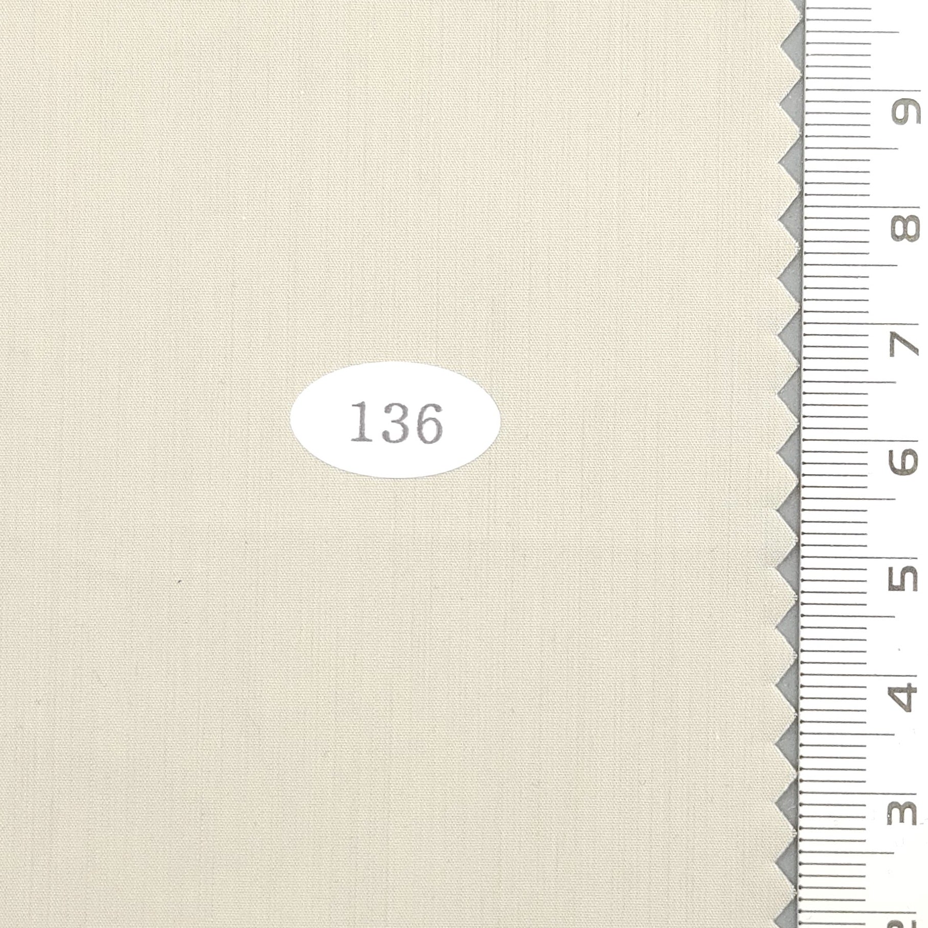 Solid Plain Recycled Cotton Polyester Woven Fabric - FAB 1700 - 4.Moon Mist