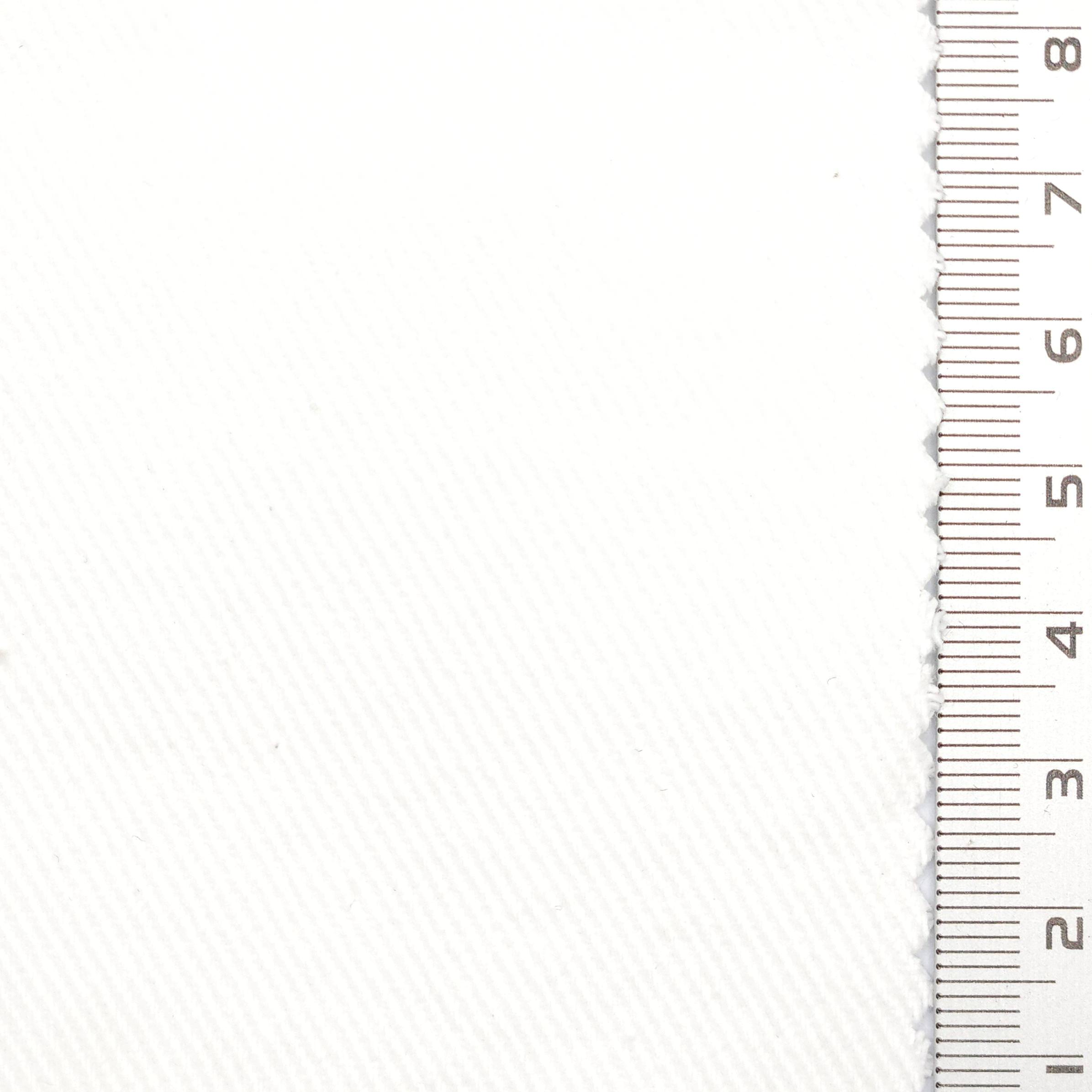 7s Solid Twill Washing Cotton Woven Fabric - FAB 1756 - 4.White