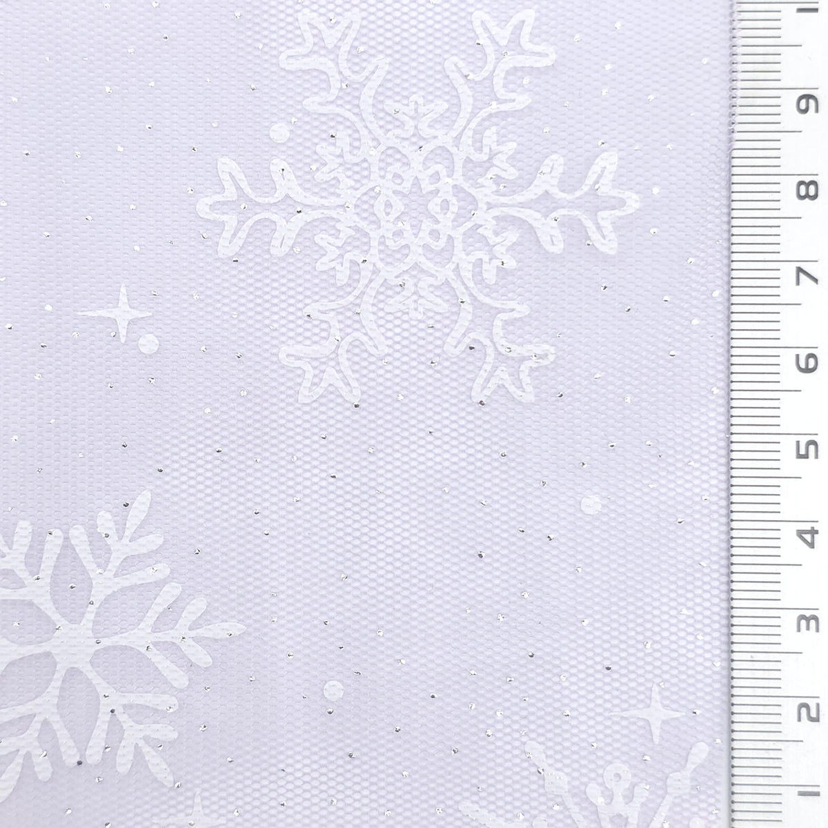 Snowflake Galaxy Polyester Knit Fabric - FAB1950 - Lavendor