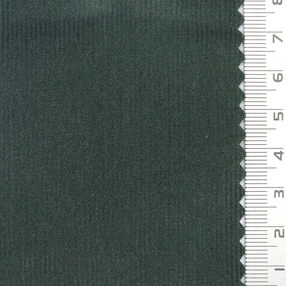 21 Wale Solid Corduroy Cotton Woven Fabric - FAB1747 - 1.Dark teal green-2.Sage green-3.Light blue gray-4.Forest green-5.Olive brown-6.Taupe-7.Dark green gray-8.Light gray/white-9.Off white-10.Pale pink-beige