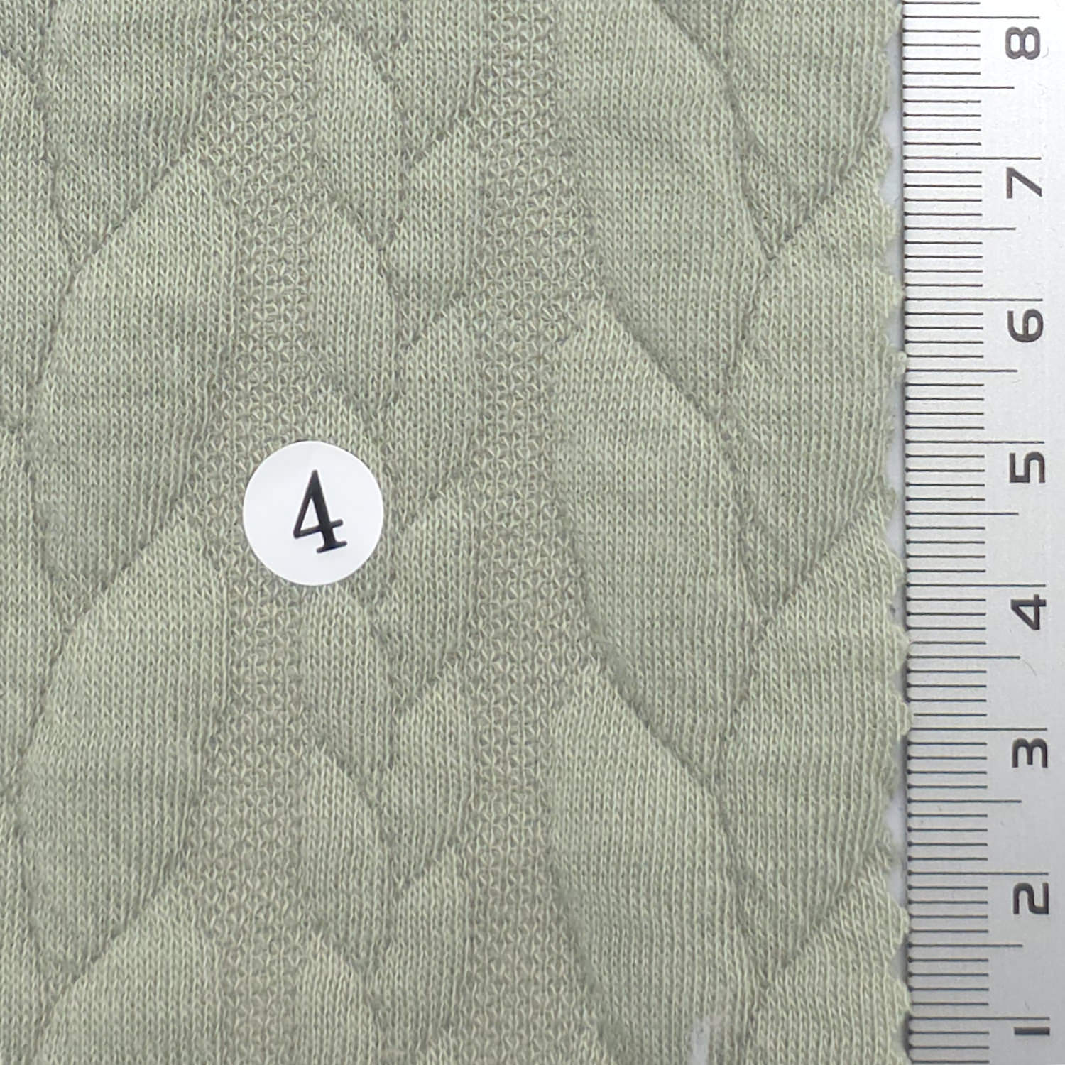 Sage Green - Cable Knit Poly Span Knit Fabric - FAB1914