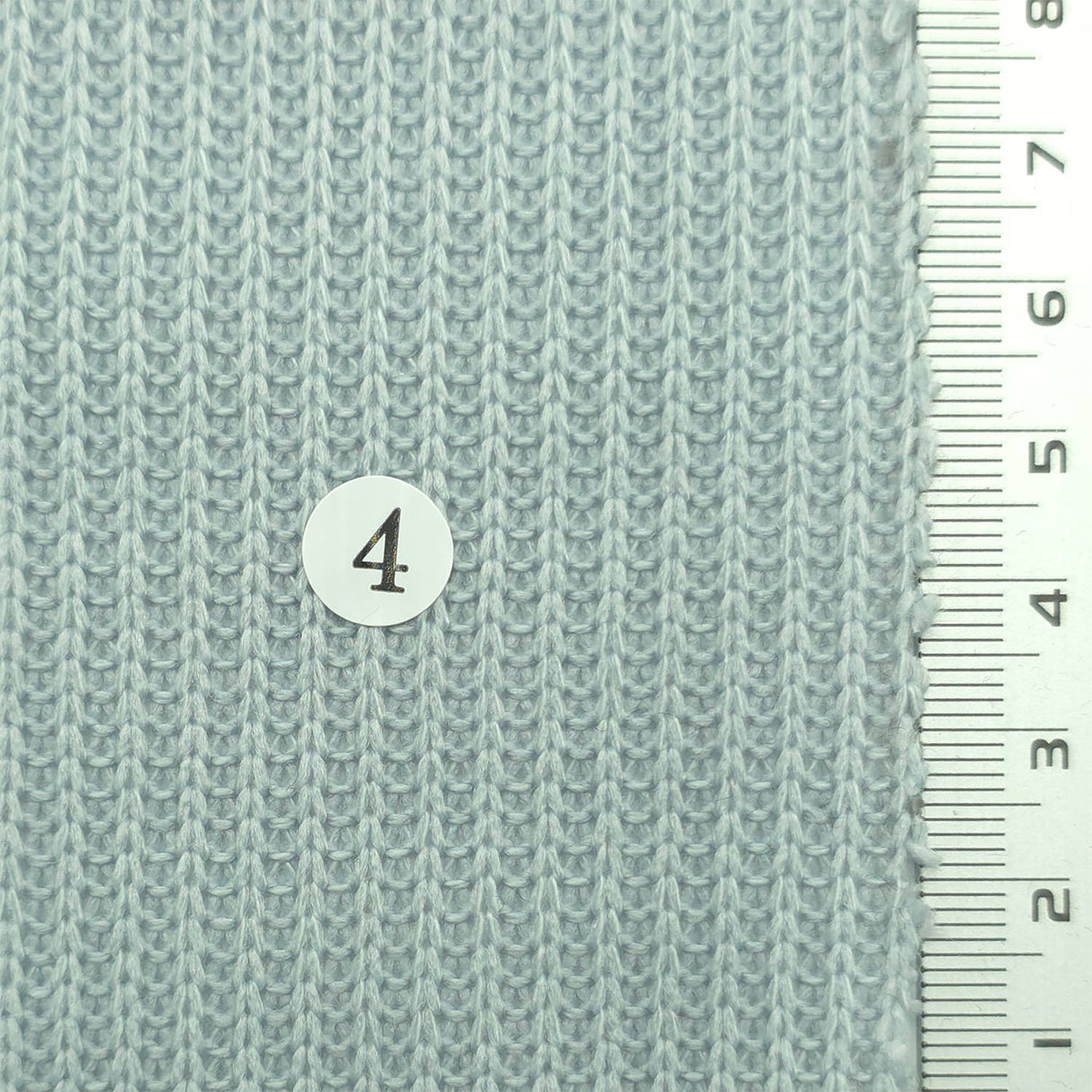 Light Gray - Rib Knit Poly Fabric - FAB1855