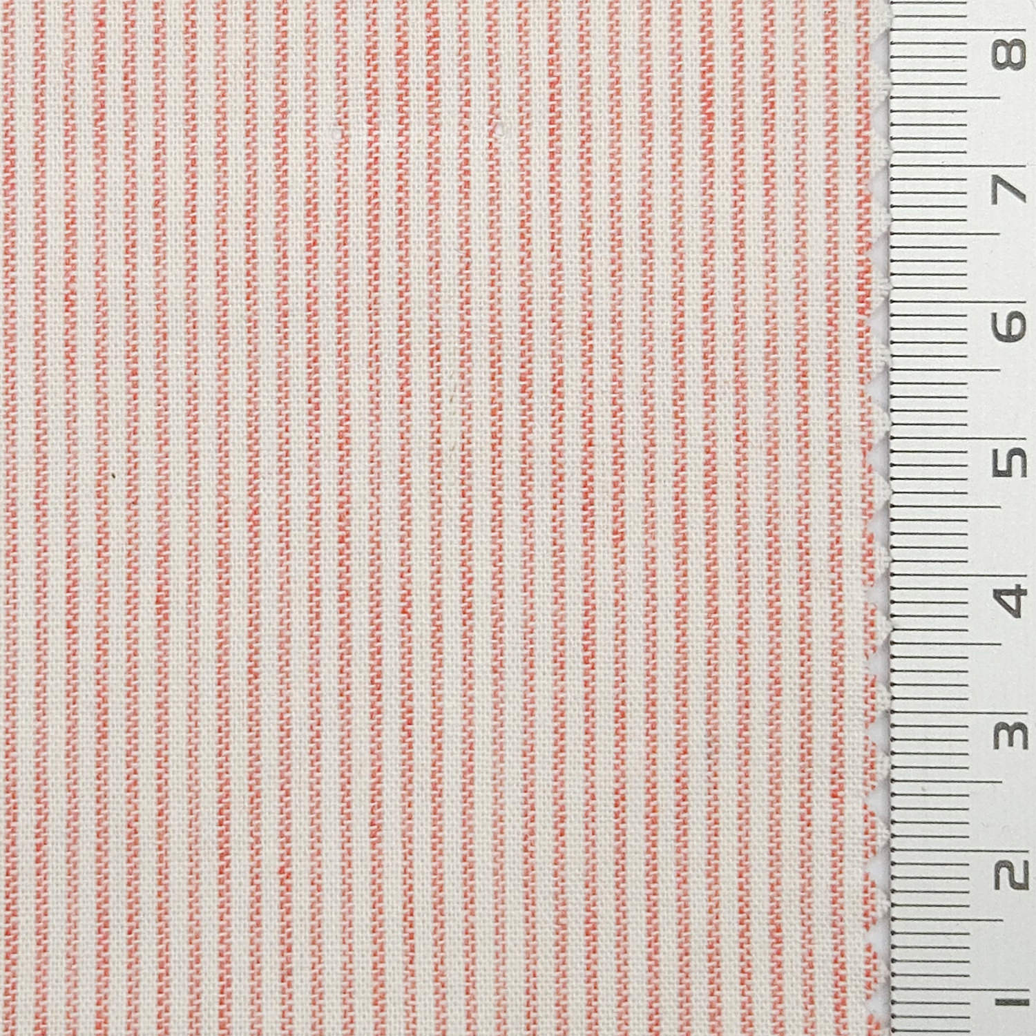 Pin Stripe Plain Cotton Woven Fabric - FAB1796 - 1.Ivory-2.Pearl-3.Light Blue-4.Light Pink-5.Pale Yellow-6.Gray-7.Medium Gray-8.Light Blue-9.Light Pink-10.Light Gray