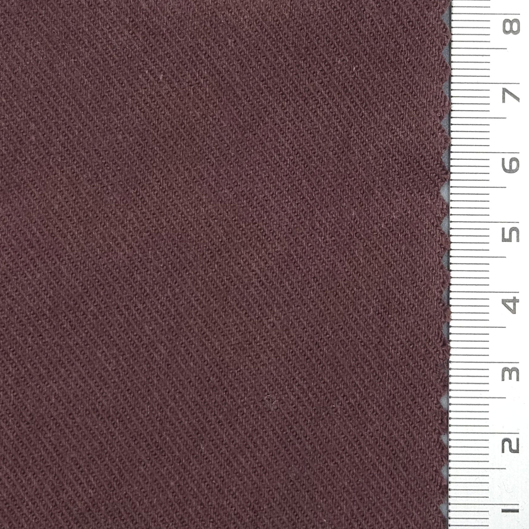 Solid Enzyme Twill Washing Cotton Spandex Woven Fabric - FAB 1668 - 4.Cab Sav