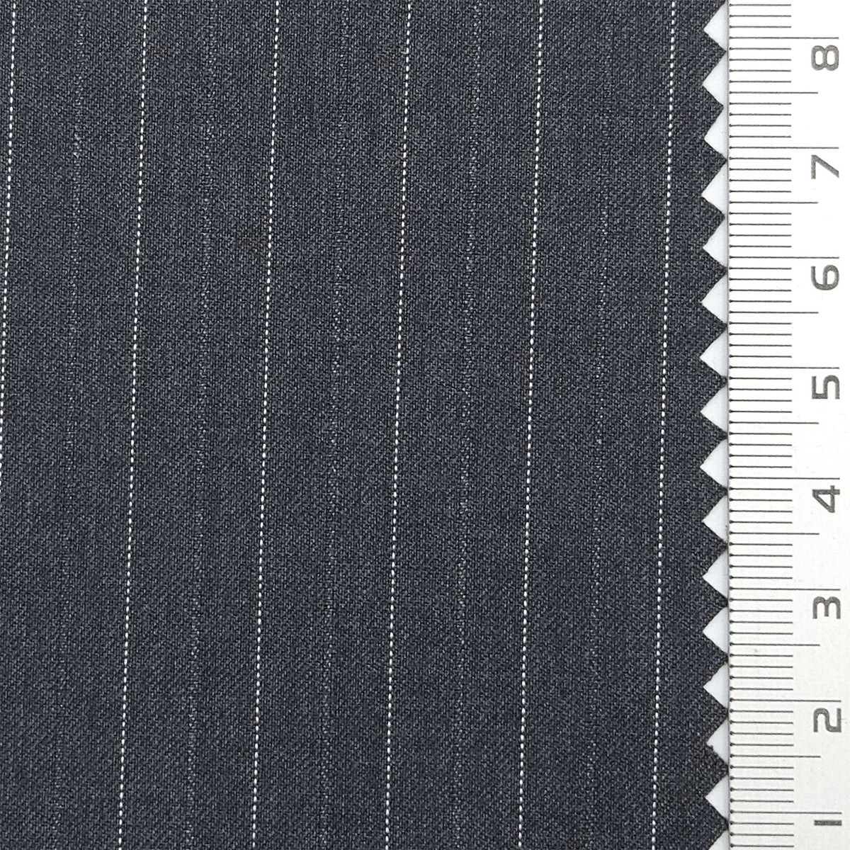 1.Black-2.Light gray-3.Beige-4.Slate Gray-5.Navy blue - Pencil Stripe Plain Rayon Spandex Polyester Woven Fabric - FAB 1782
