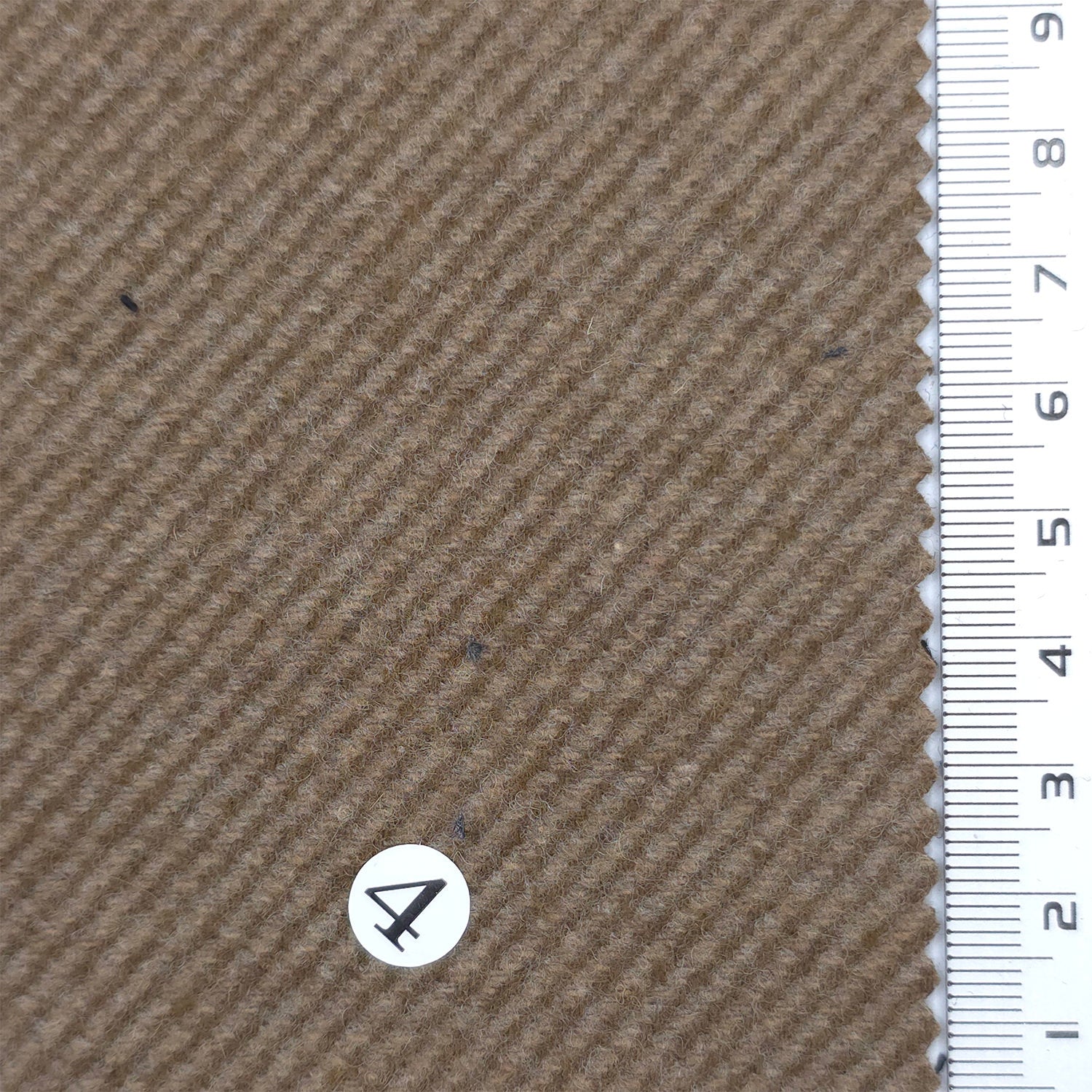 Light Brown - Herringbone Twill Poly Rayon Wool Span Woven Fabric - FAB1872