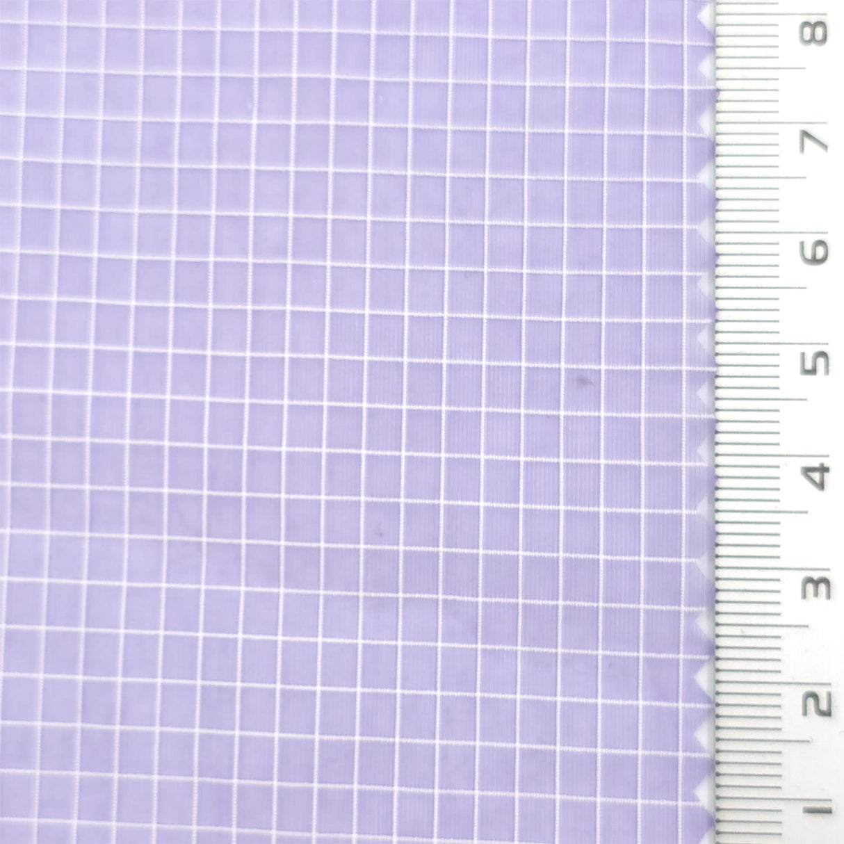 Light Purple - Windowpane Plain Nylon Woven Fabric - FAB1869