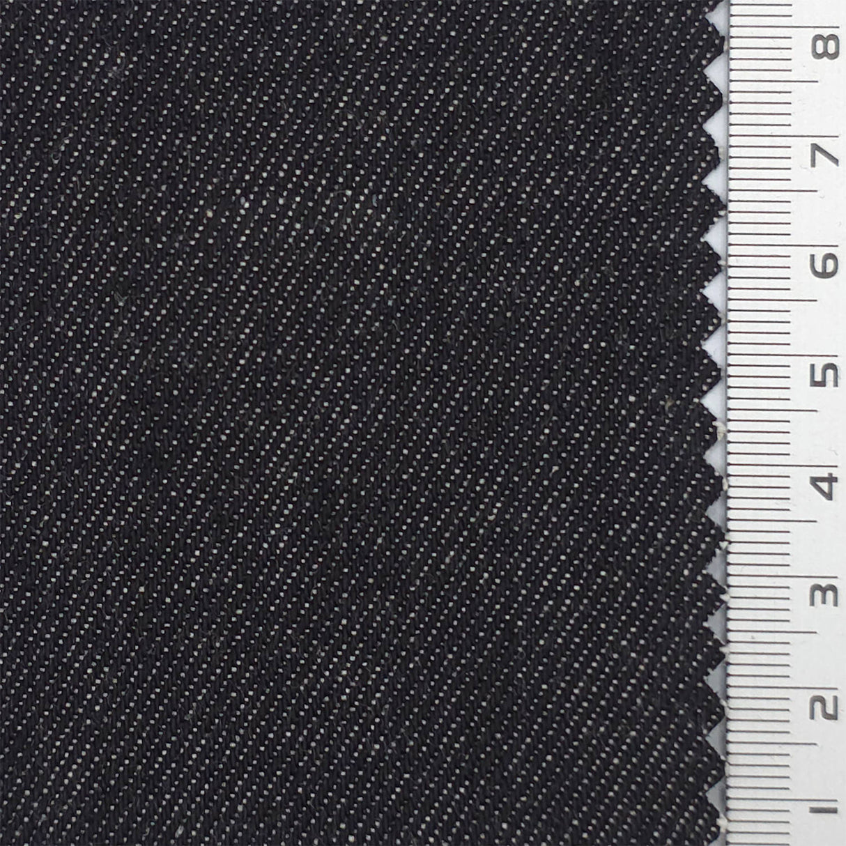 Denim Black Premium Rigid Denim Cotton Woven Fabric - FAB1836