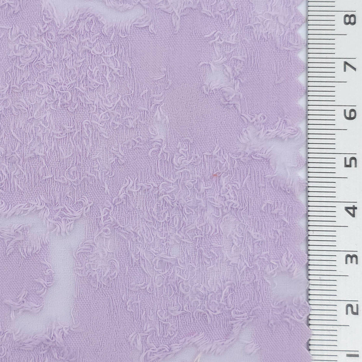 Lavender - Jacquard Floral Poly Woven Fabric - FAB1878