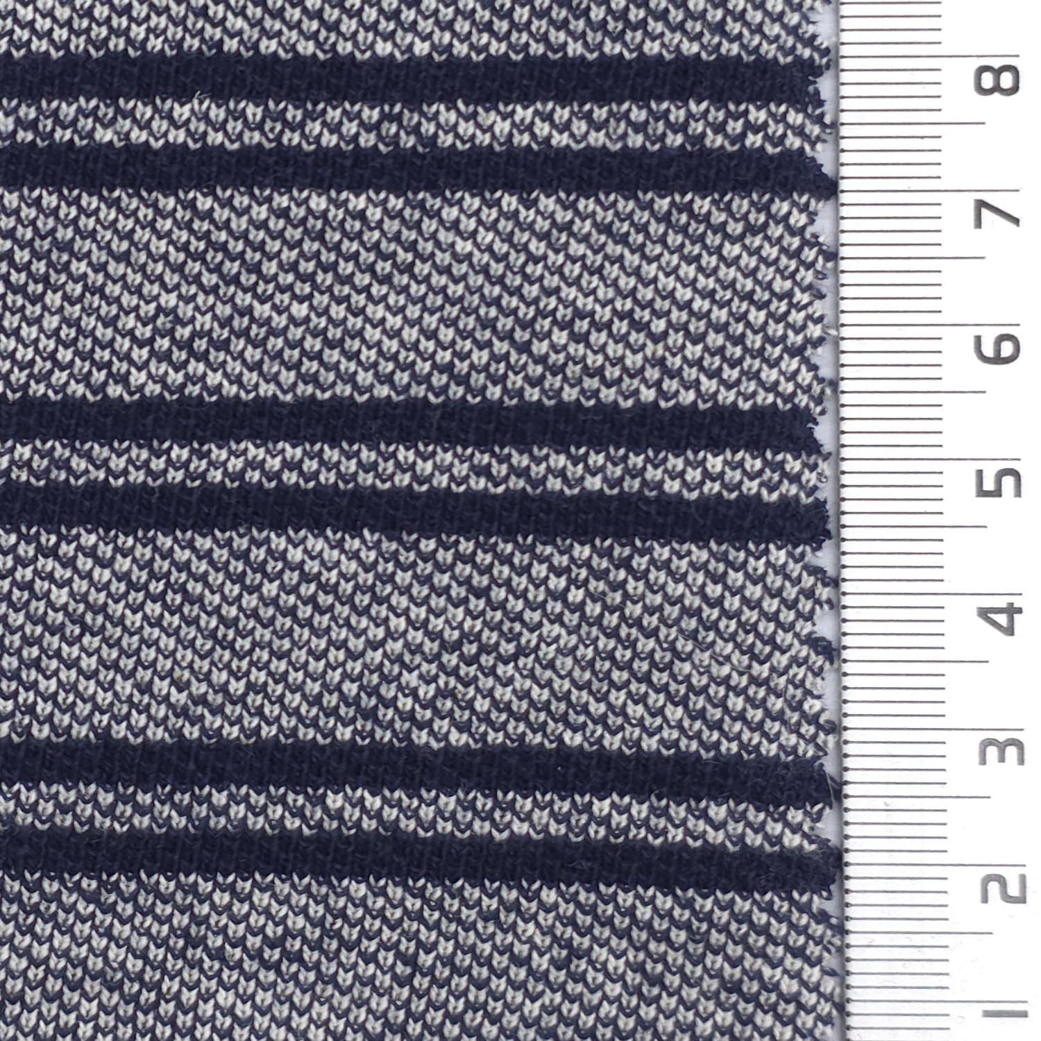 Navy Blue - Breathable Textured Pique Cotton Knit Fabric - FAB 1928