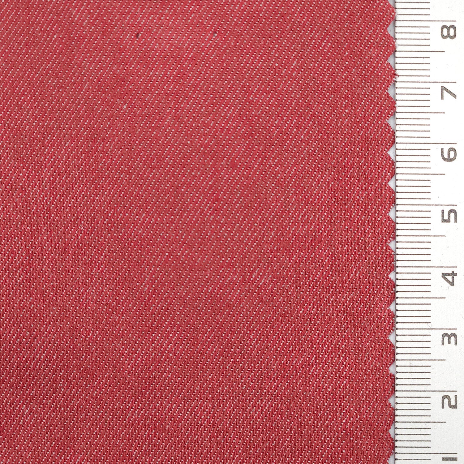 20s Solid Twill Polyester Cotton Woven Fabric - FAB 1754 - 5.Red