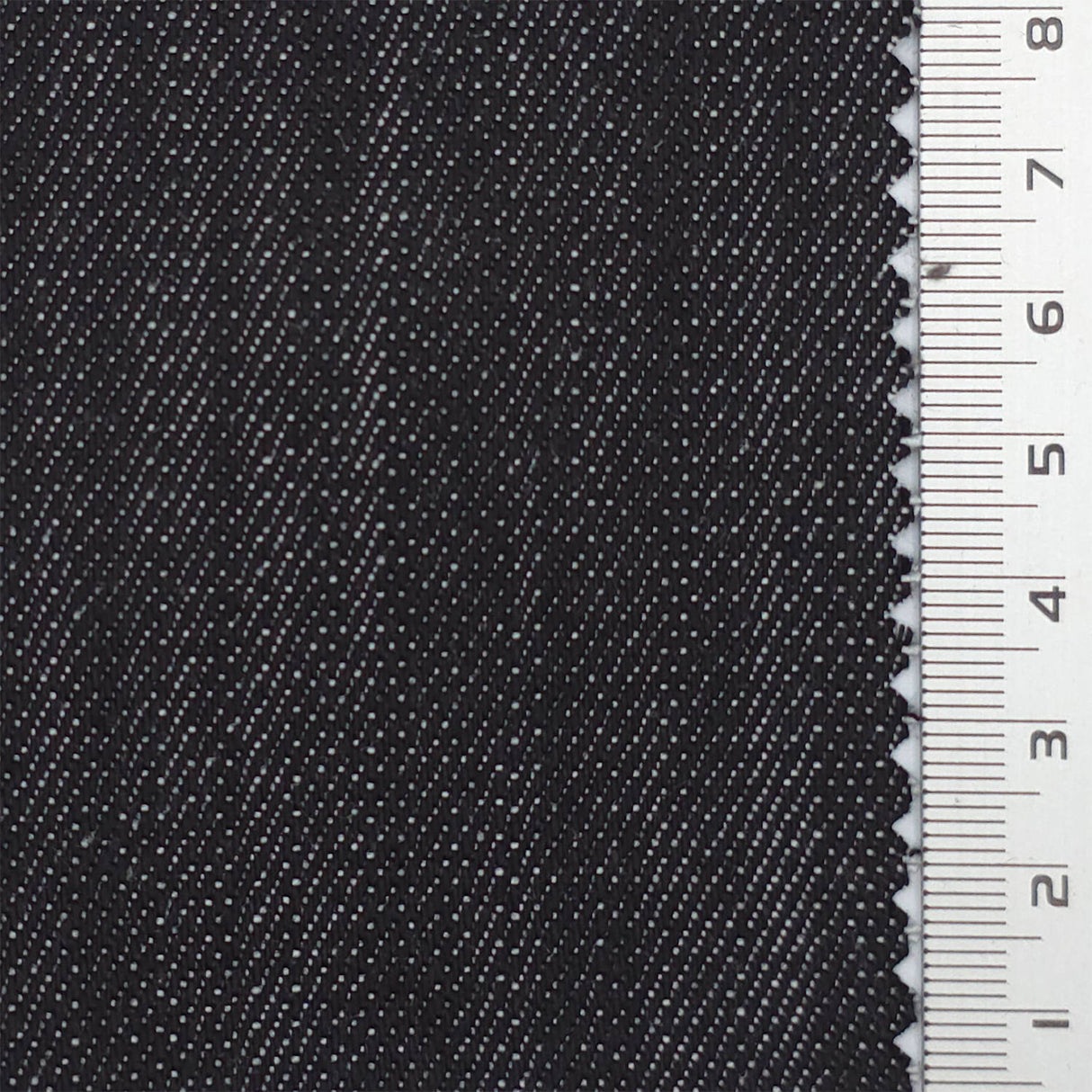 Denim Black Slim Non-fade Cotton Woven Fabric - FAB1839