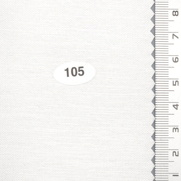 Solid Satin Slub Polyester Rayon Woven Fabric - FAB 1738 - 5.White
