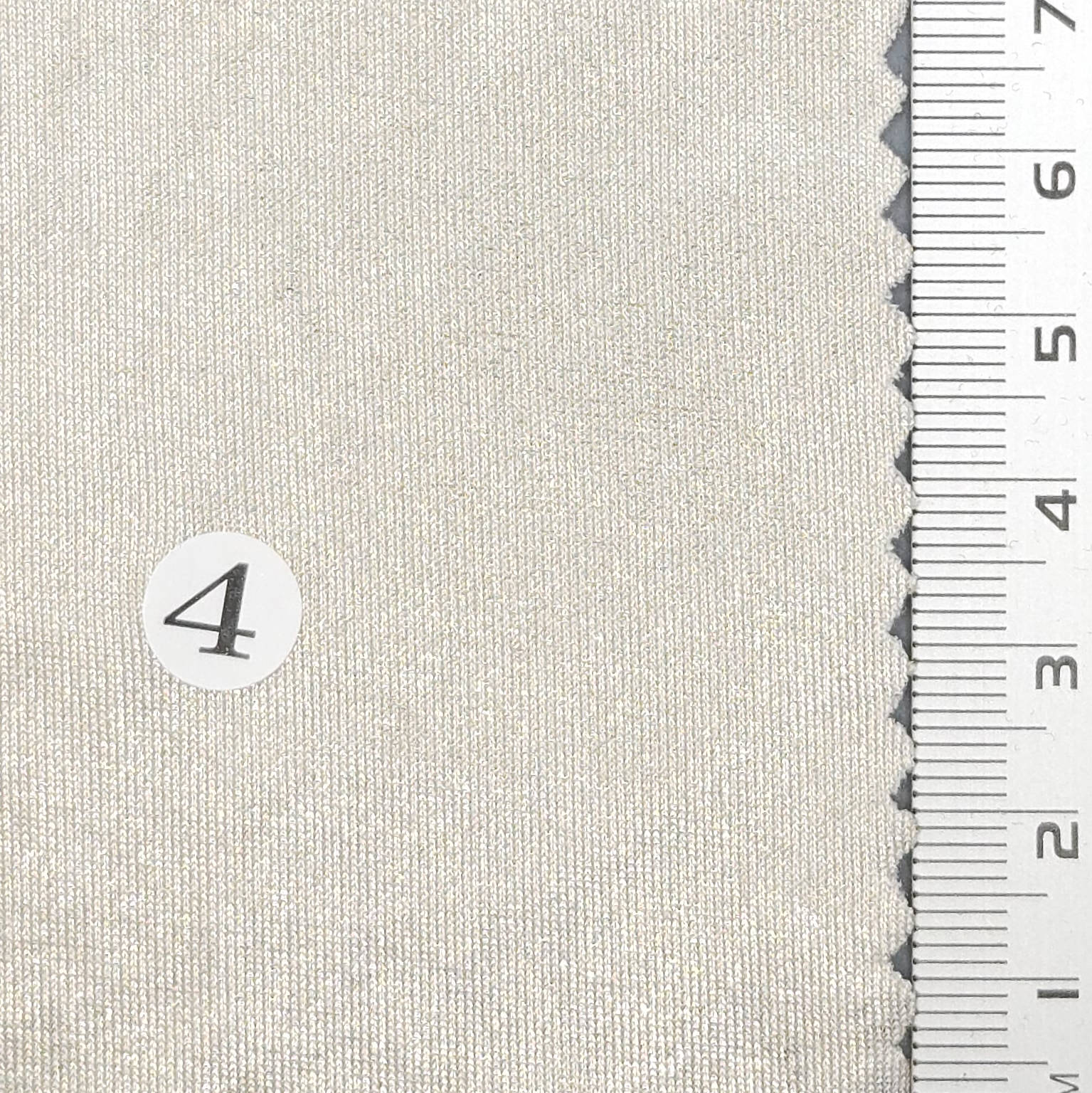 1.Turquoise/Silver (29)-2.Black/Gold (1)-3.Black/Silver (2)-4.Ivory/Silver (3)-5.Ivory/Gold (4) - Solid Foil Slinky Spandex Polyester Knit Fabric - FAB 1698