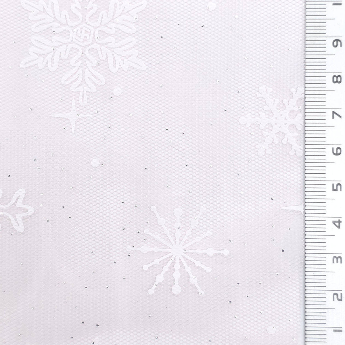 Snowflake Galaxy Polyester Knit Fabric - FAB1950 - Indi Pink