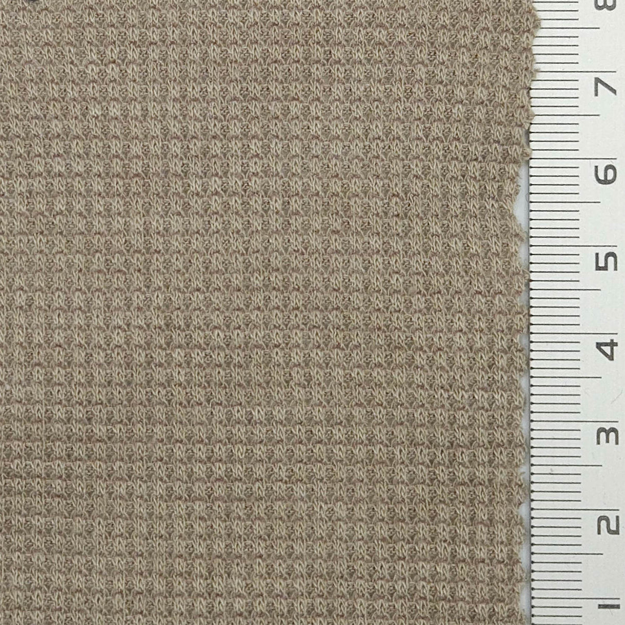 Solid Waffle Spandex Rayon Polyester Knit Fabric - FAB1809 - 1.Dusty pink-2.White-3.Gray Pink-4.Gray Blue-5.Beige-6.Lilac-7.Red-8.Green-9.Yellow-10.Purple