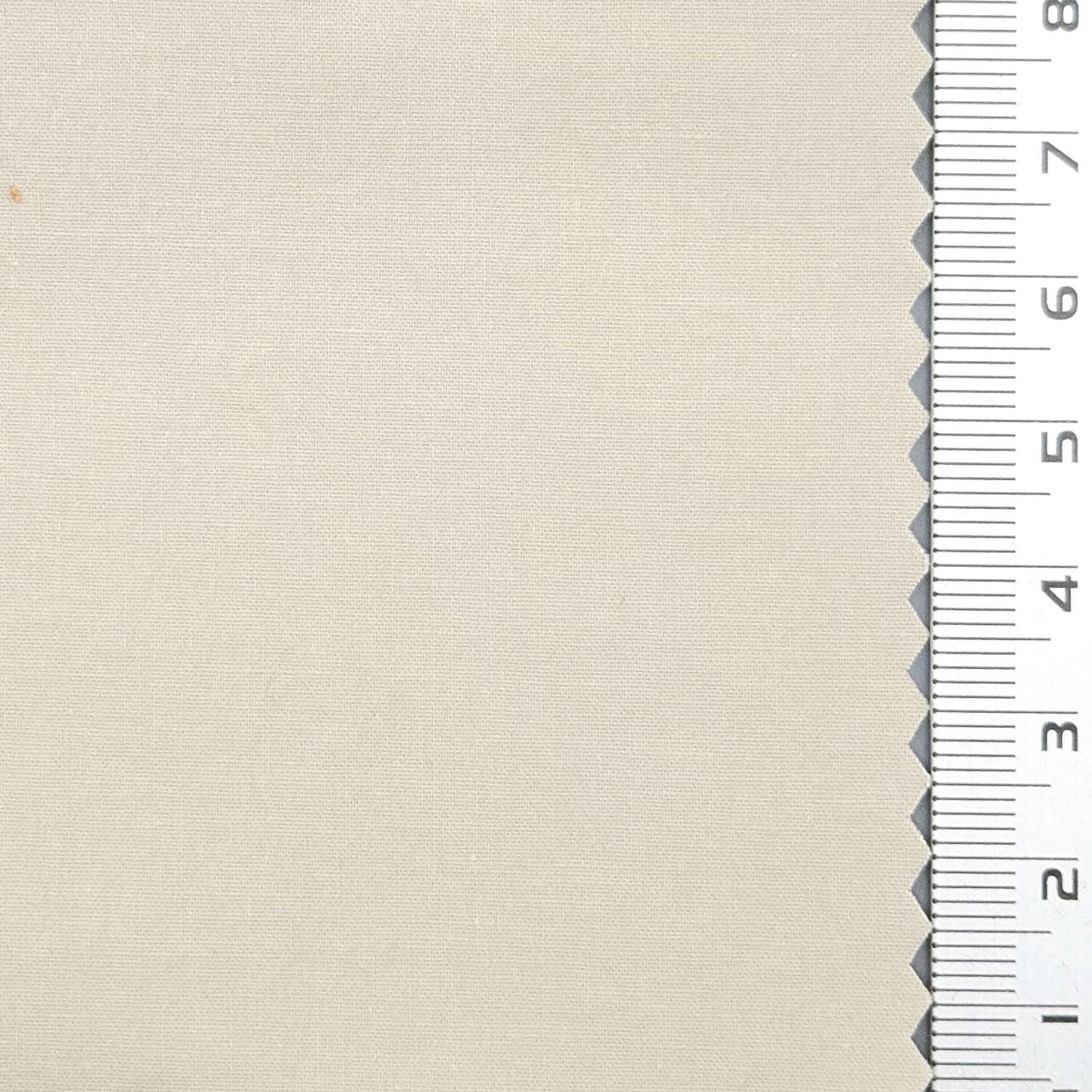 40s Solid Enzyme Washing Cotton Spandex Woven Fabric - FAB 1670 - 5.Blanc