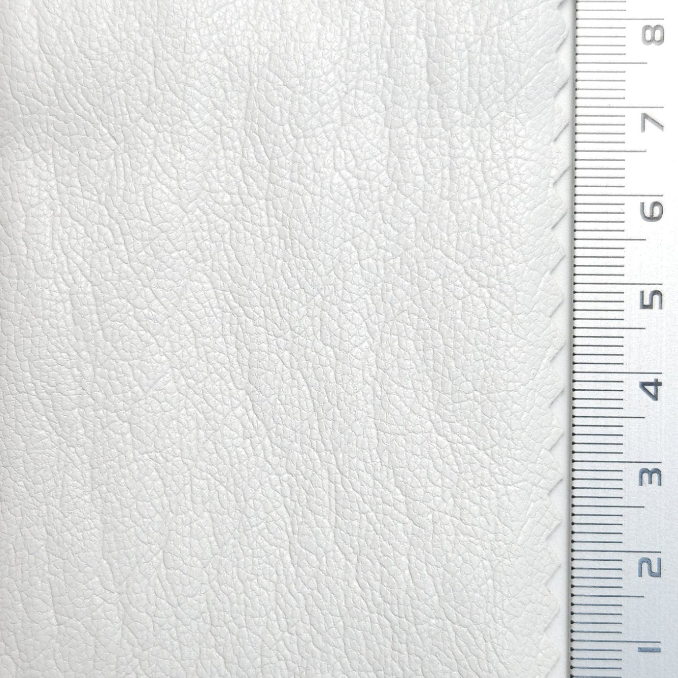 Solid Leather Polyurethane Woven Fabric - FAB 1602 - 5.White
