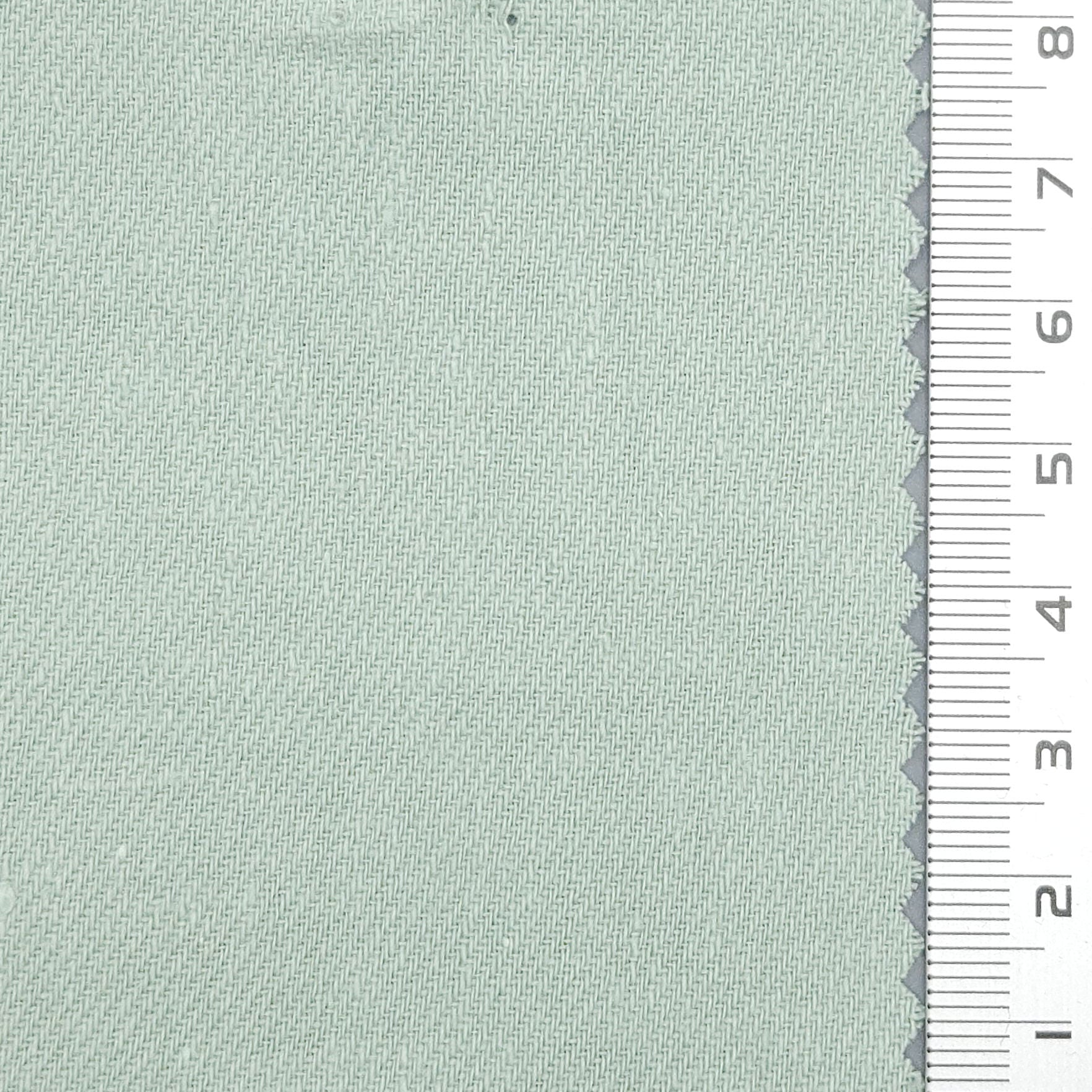 Solid Enzyme Washing Cotton Linen Woven Fabric - FAB 1663 - 5.Sea Mist