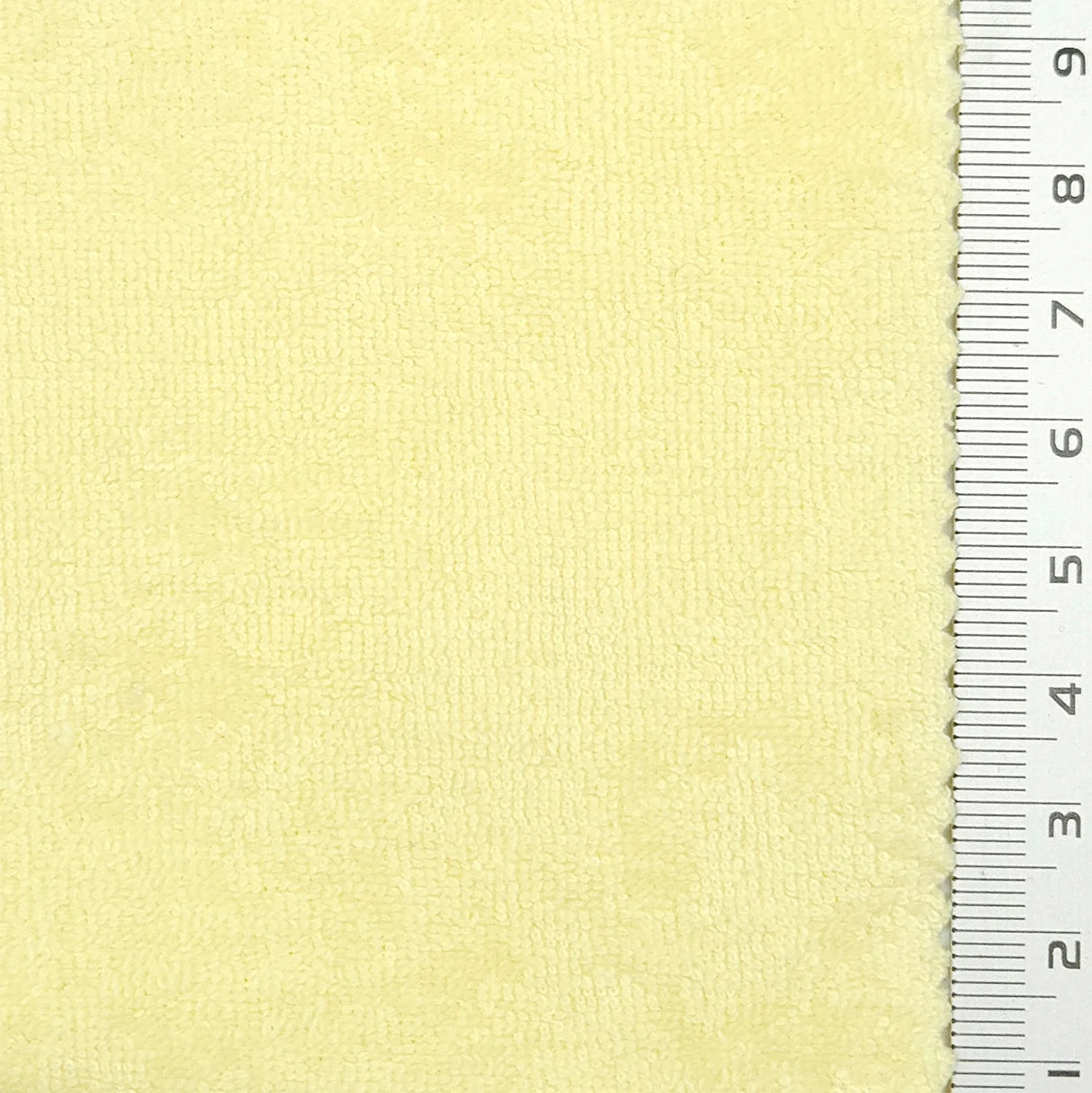 Towelling Solid Terry Cotton Polyester Knit Fabric - FAB1766 - 1.Light pink-2.White-3.Ivory-4.Light beige-5.Pale yellow-6.Tan-7.Dark green-8.Forest green-9.Charcoal gray-10.Taupe