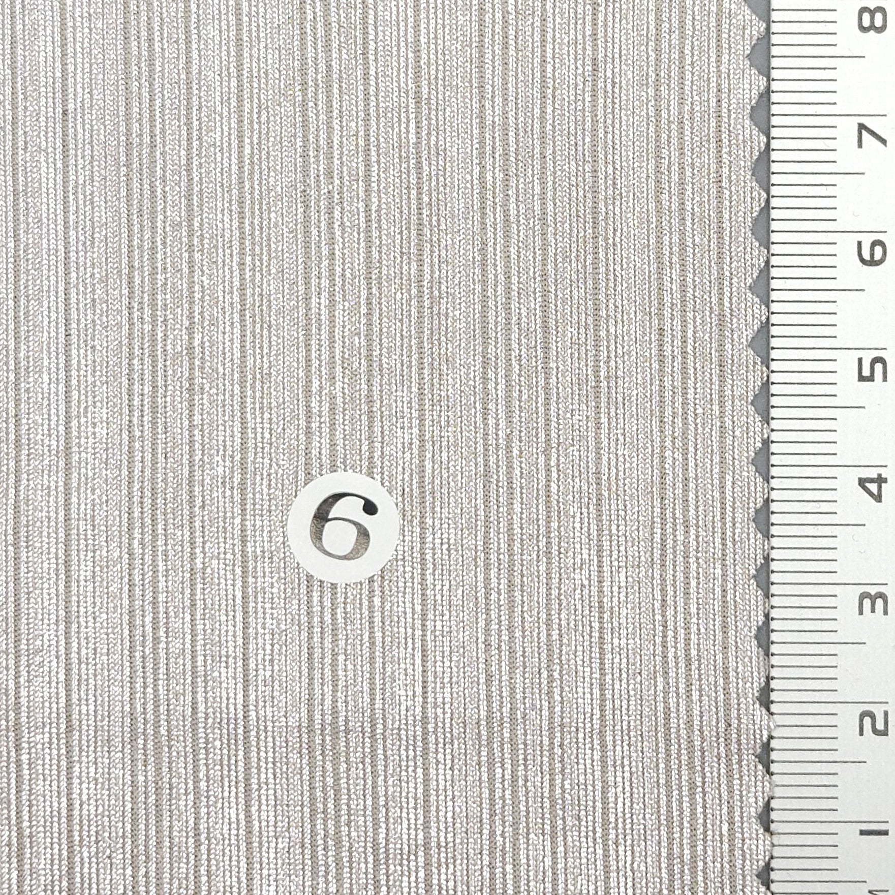 Solid Foil Irregular Slinky Polyester Spandex Knit Fabric - FAB 1697 - 5.Beige Silver (6)