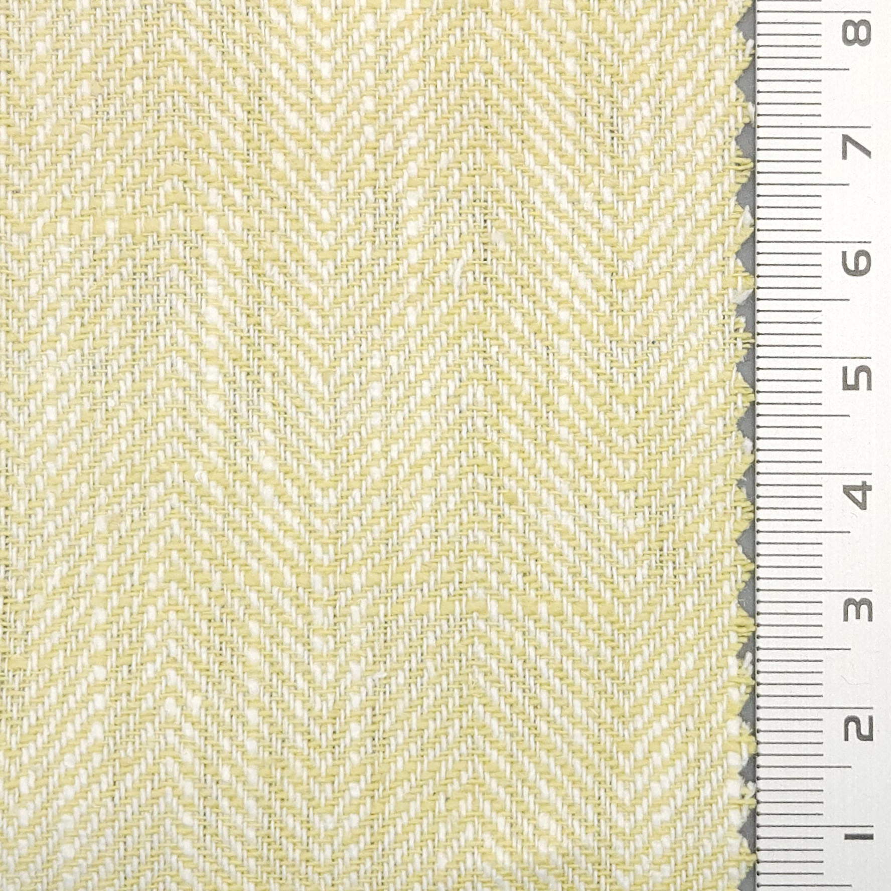 8s Herringbone Washing YarnDyed Cotton Linen Woven Fabric - FAB 1676 - 5.Double Pearl Lusta