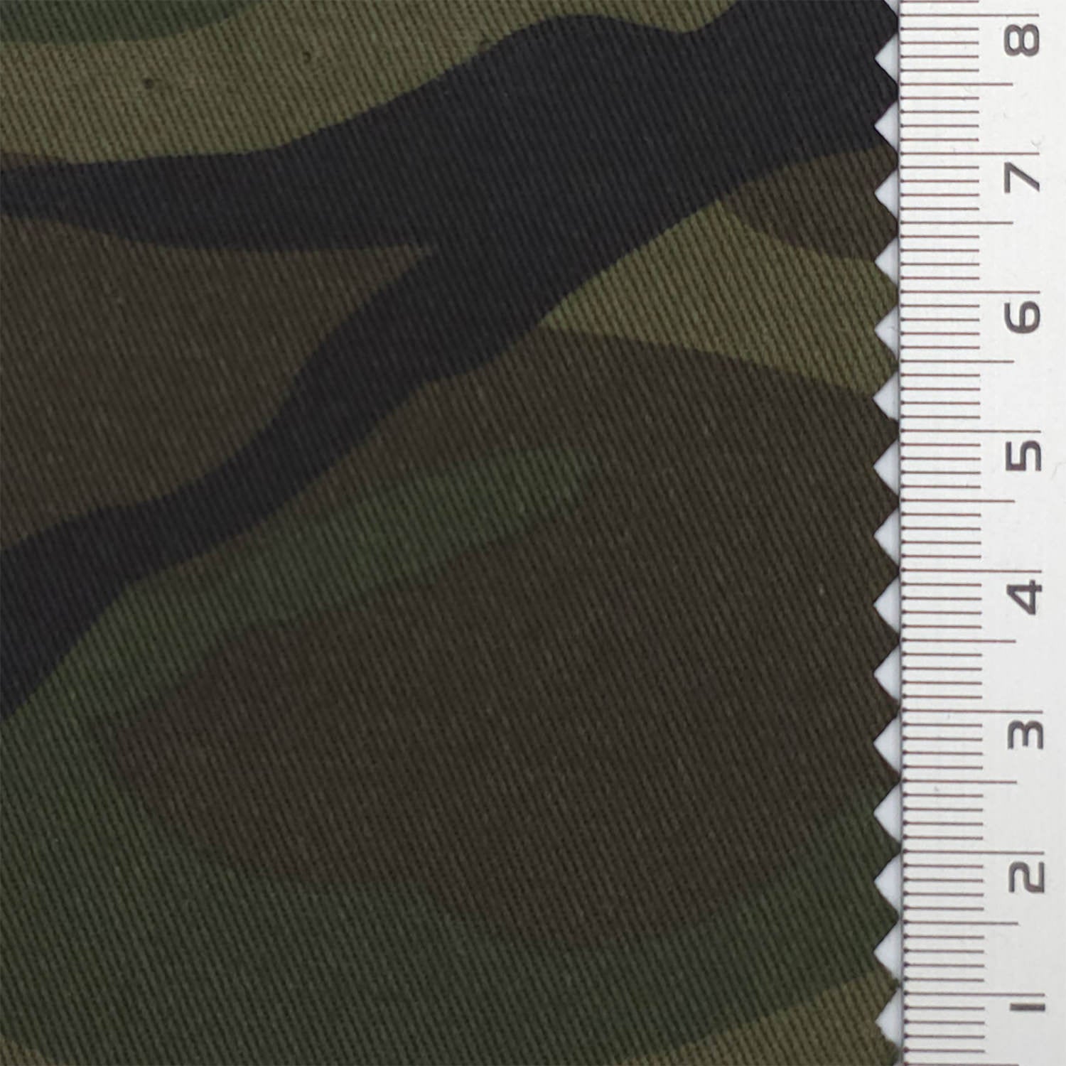 1.Woodland-2.Black-3.Burgundy-4.Navy Blue-5.Olive - Camouflage Twill Cotton Woven Fabric - FAB 1844