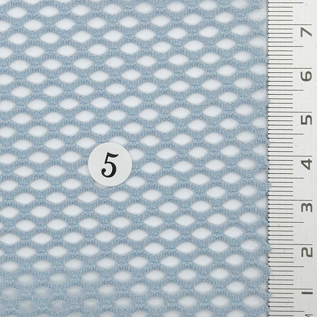 1.Purple gray-2.Beige-3.Light pink gray-4.Light mint green-5.Light sky blue - Net Solid Mesh Spandex Polyester Knit Fabric - FAB 1803