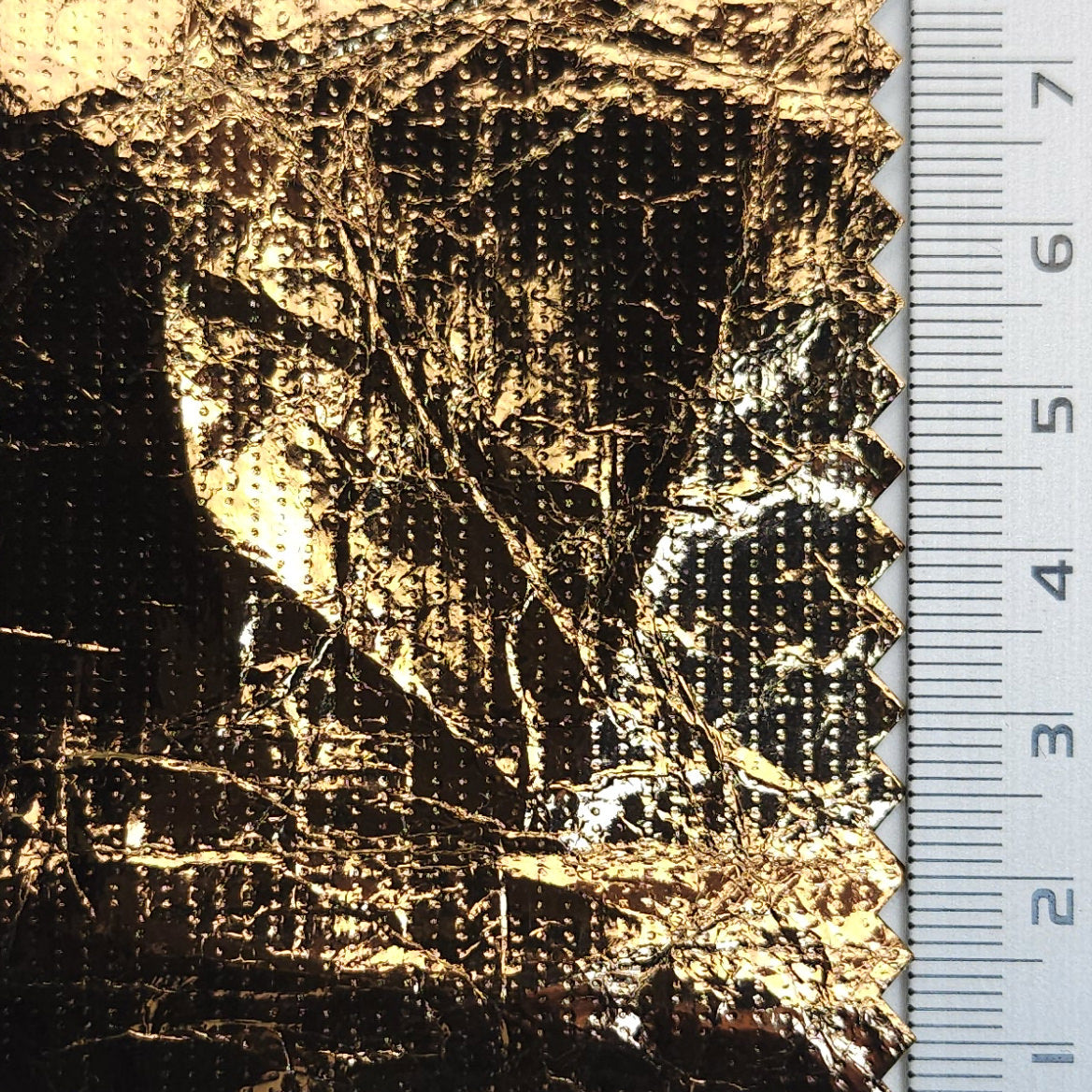 Solid Crack Foil Polyurethane Woven Fabric - FAB 1601 - 5.FAB1601-5