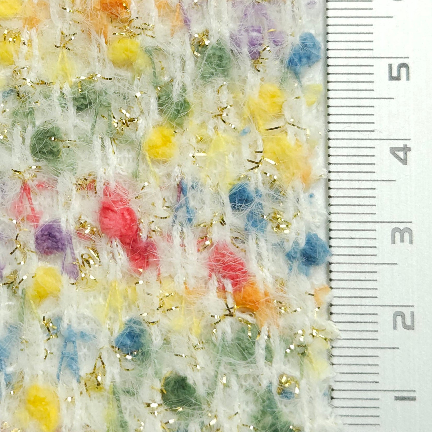 Solid Metallic YarnDyed Polyester Woven Fabric - FAB 1556 - 5.Multi