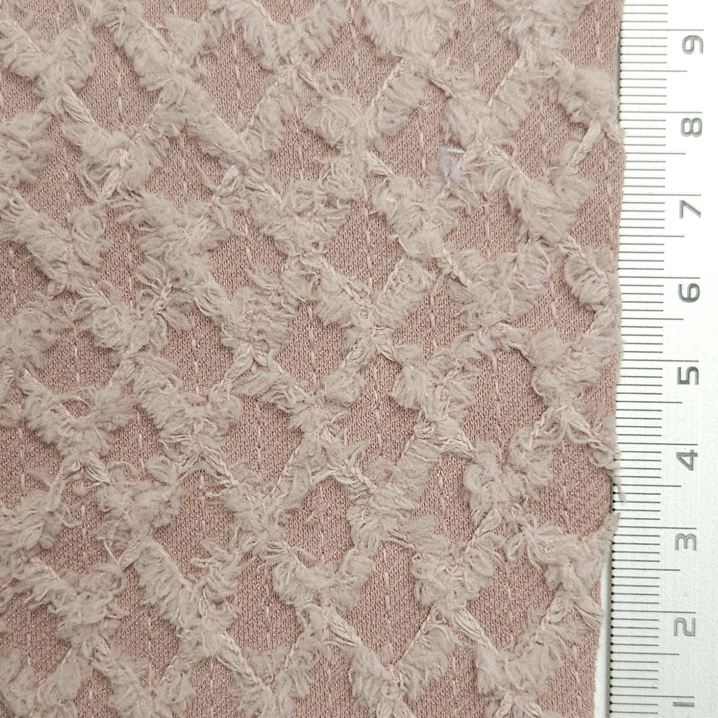 Solid Diamond Polyester Spandex Knit Fabric - FAB 1582 - 5.Lily