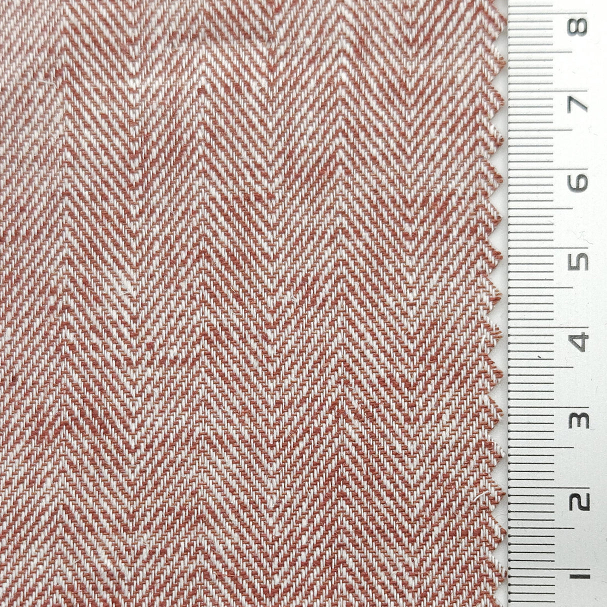 Herringbone YarnDyed Linen Rayon Woven Fabric - FAB1650 - 1.Maverick-2.Rose-3.Periwinkle-4.Heather-5.Clam Shell-6.Barley White-7.Raffia-8.Tasman-9.Arrowtown-10.Napa
